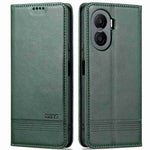 AZNS For Honor X40i 5G Anti-scratch PU Leather Viewing Stand Flip Cover Wallet Magnetic Auto Closing Phone Case