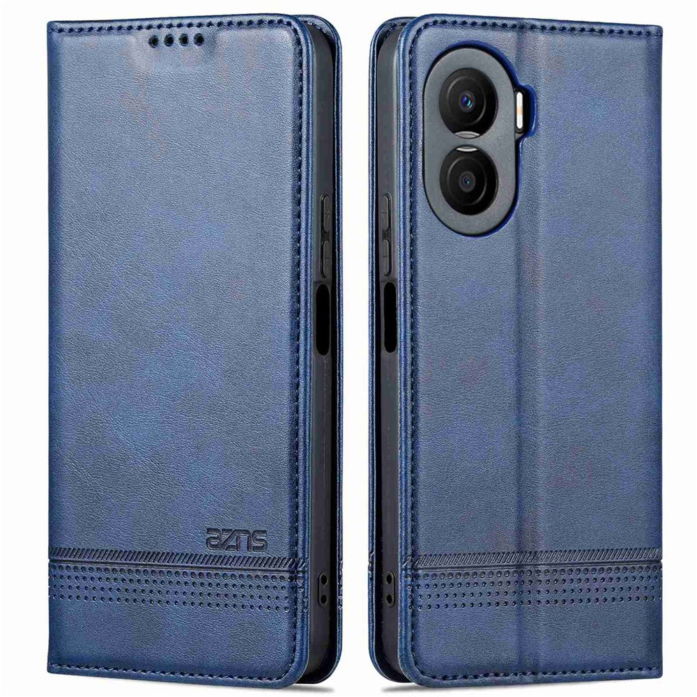 AZNS For Honor X40i 5G Anti-scratch PU Leather Viewing Stand Flip Cover Wallet Magnetic Auto Closing Phone Case