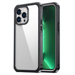 Til iPhone 14 Pro 6,1 tommer Stødsikkert cover Fuld dækning Hård PC + Blød TPU Hybrid Cover med Hærdet Glas Skærmbeskytter