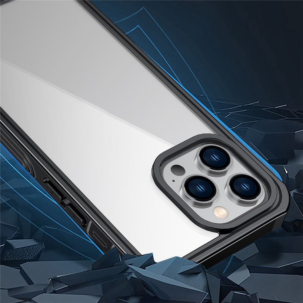 Til iPhone 14 Pro 6,1 tommer Stødsikkert cover Fuld dækning Hård PC + Blød TPU Hybrid Cover med Hærdet Glas Skærmbeskytter