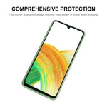 ENKAY HAT PRINCE til Samsung Galaxy A33 5G Anti-fald Silikoneetui Lige Kant Flydende Præcis Udskæring Godt Beskyttet Telefonbagcover