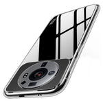 MOFI För Xiaomi 12S Ultra 5G Ultra Slim Anti-fall Flexibelt TPU mobilskal Fallsäkert Transparent Mobilmobil Baksida