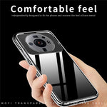 MOFI För Xiaomi 12S Ultra 5G Ultra Slim Anti-fall Flexibelt TPU mobilskal Fallsäkert Transparent Mobilmobil Baksida