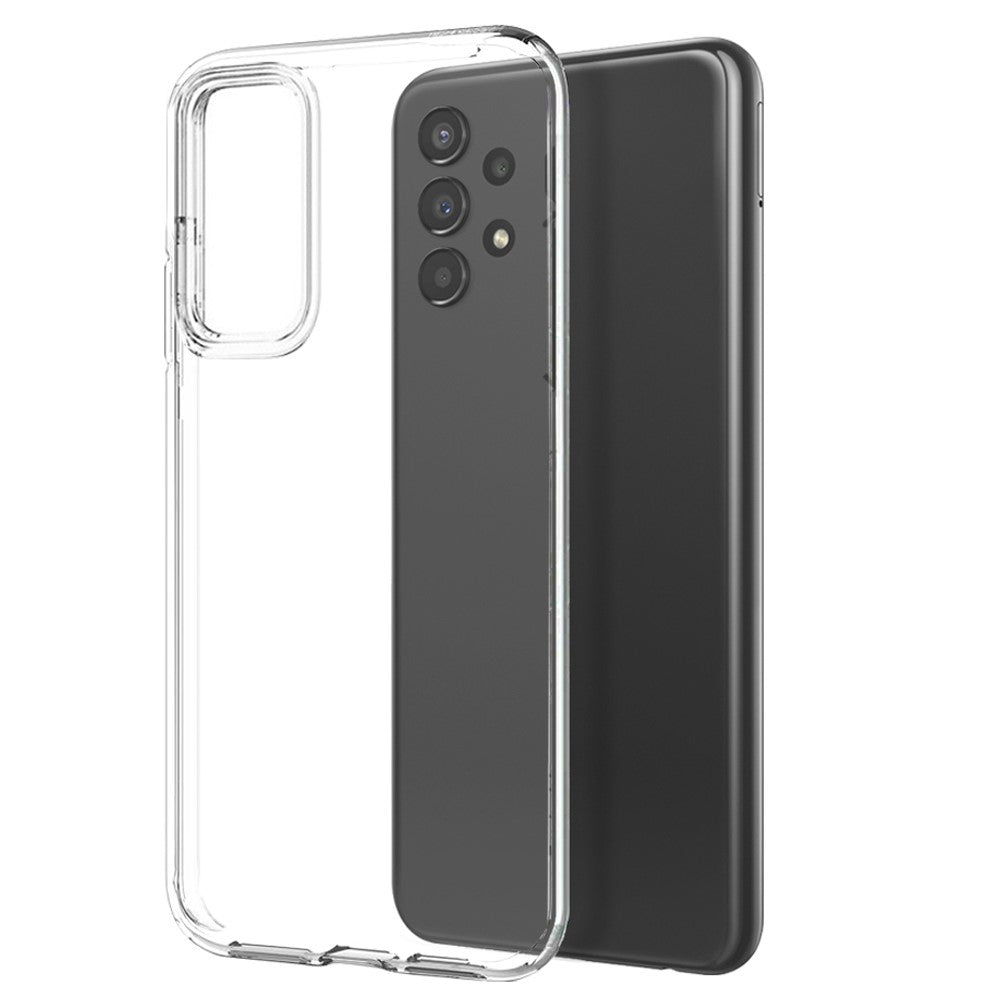 NORTHJO Til Samsung Galaxy A13 4G Hærdet Glas Skærmbeskytter Telefoncover Anti-ridse TPU Etui