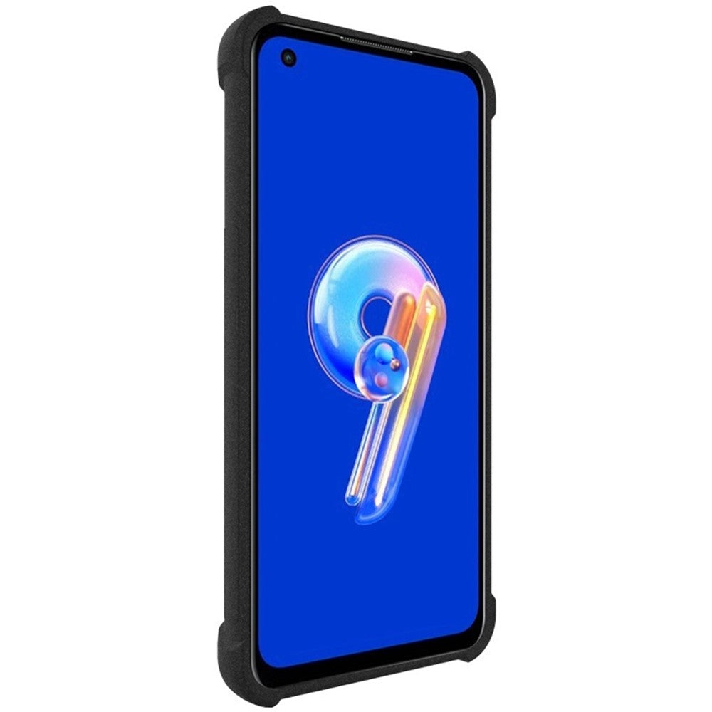 IMAK For Asus Zenfone 9 5G Anti-fingerprint Matte Phone Case Shockproof Airbag TPU Back Cover