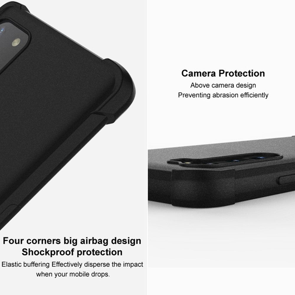 IMAK For Asus Zenfone 9 5G Anti-fingerprint Matte Phone Case Shockproof Airbag TPU Back Cover