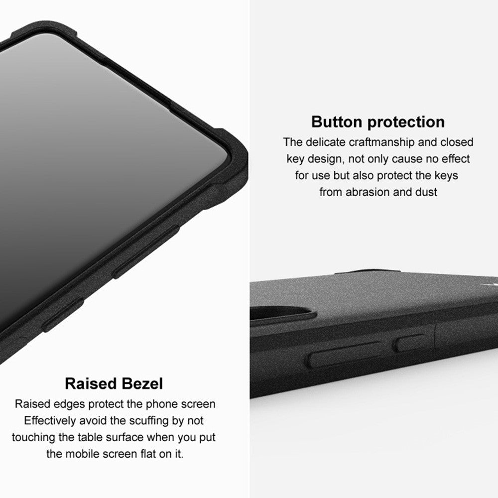 IMAK For Asus Zenfone 9 5G Anti-fingerprint Matte Phone Case Shockproof Airbag TPU Back Cover
