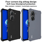 IMAK For Asus Zenfone 9 5G Anti-fingerprint Matte Phone Case Shockproof Airbag TPU Back Cover