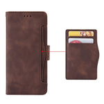 Anti-fall Phone Case for Huawei nova Y90 4G / Enjoy 50 Pro 4G, Scratch-resistant  PU Leather Phone Wallet Cover with Stand Multiple Card Slots