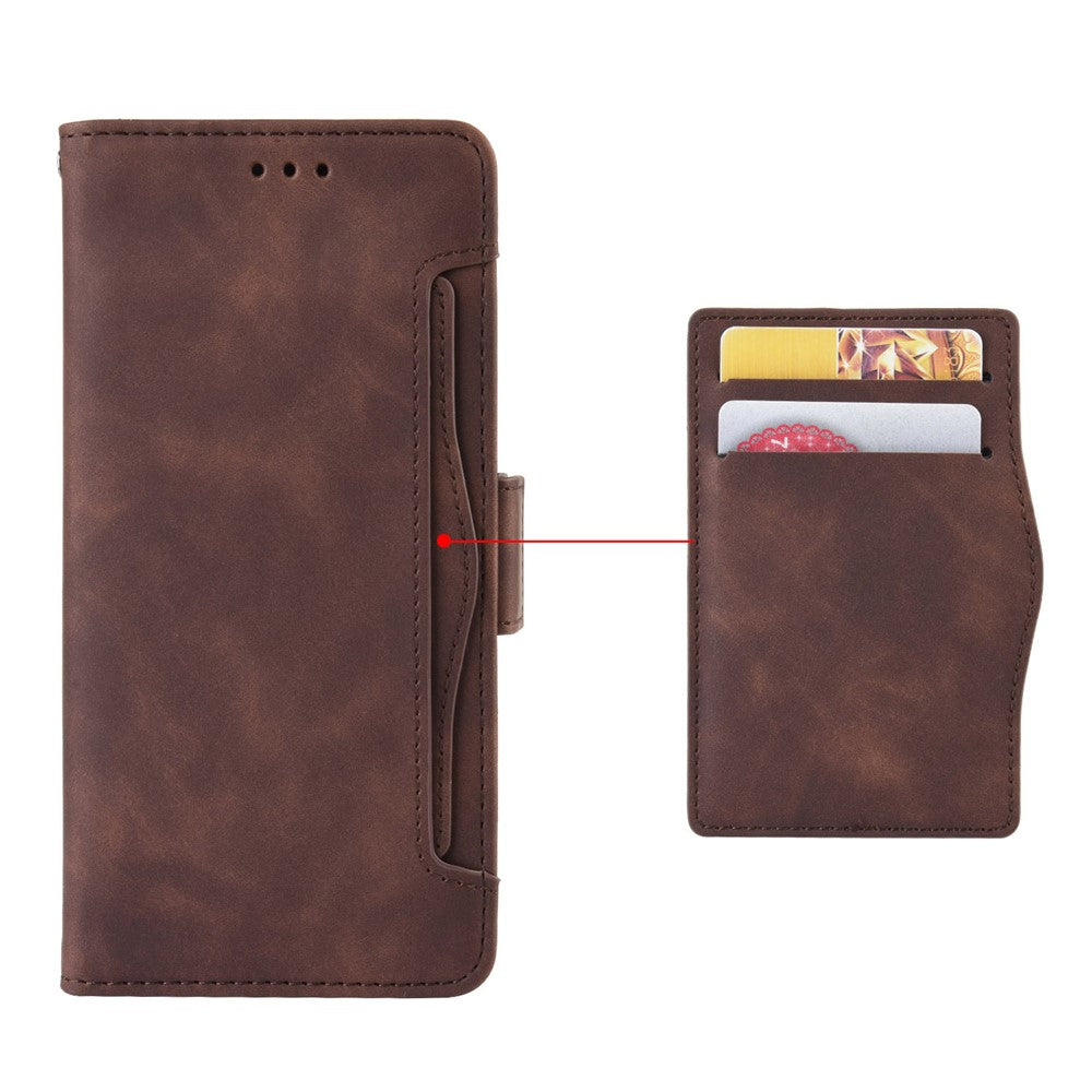 Anti-fall Phone Case for Huawei nova Y90 4G / Enjoy 50 Pro 4G, Scratch-resistant  PU Leather Phone Wallet Cover with Stand Multiple Card Slots
