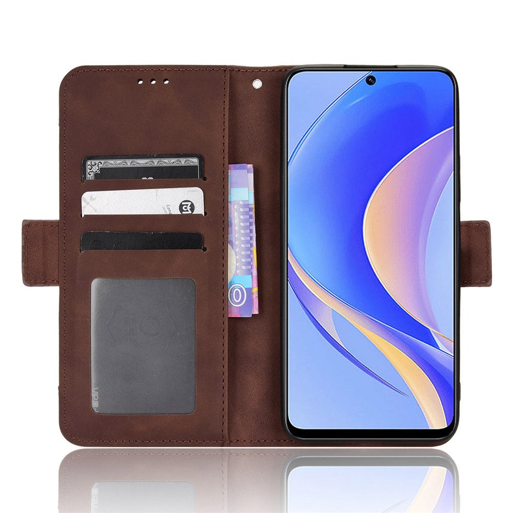 Anti-fall Phone Case for Huawei nova Y90 4G / Enjoy 50 Pro 4G, Scratch-resistant  PU Leather Phone Wallet Cover with Stand Multiple Card Slots