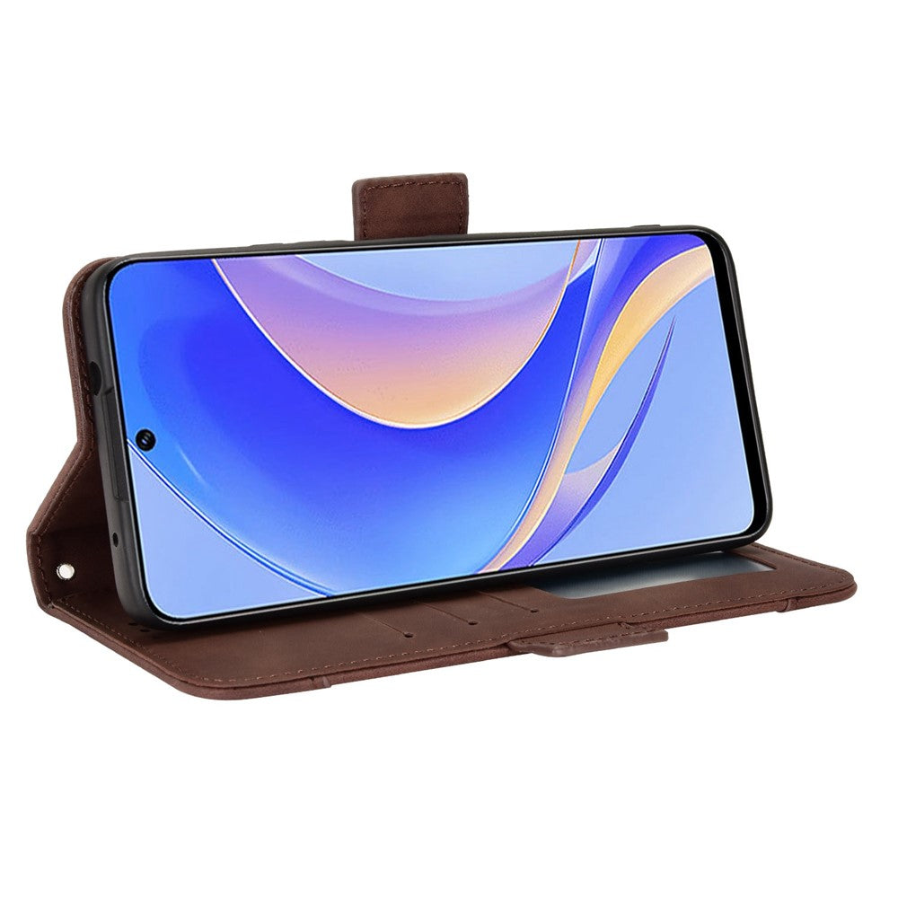 Anti-fall Phone Case for Huawei nova Y90 4G / Enjoy 50 Pro 4G, Scratch-resistant  PU Leather Phone Wallet Cover with Stand Multiple Card Slots