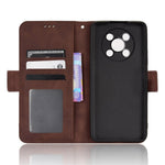 Anti-fall Phone Case for Huawei nova Y90 4G / Enjoy 50 Pro 4G, Scratch-resistant  PU Leather Phone Wallet Cover with Stand Multiple Card Slots