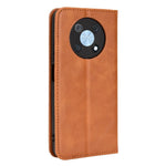 Huawei nova Y90 4G / Enjoy 50 Pro 4G Vintage PU Leather Phone Case Drop-proof Flip Wallet Cover Stand Protective Shell