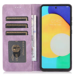 For Samsung Galaxy A32 5G / Galaxy M32 5G PU Leather Wallet Phone Case Magnetic Closure Shockproof Cover with Stand