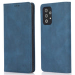 For Samsung Galaxy A32 5G / Galaxy M32 5G PU Leather Wallet Phone Case Magnetic Closure Shockproof Cover with Stand