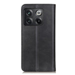 OnePlus 10T 5G / Ace Pro 5G Split Leather Folio Flip Cover Hopfällbart Stativ Magnetiskt Absorberande Plånboksfodral