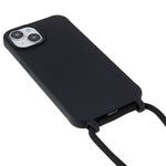 For iPhone 14 6.1 inch Integrated Soft TPU Case Drop-proof Protective Cover with Lanyard