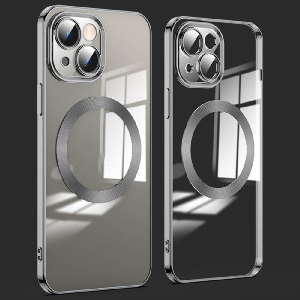 Ultra tyndt telefoncover til iPhone 14 6,1 tommer TPU-telefonbagcover kompatibelt med MagSafe