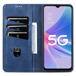 AZNS Full Protection PU Leather Case for Oppo A97 5G Magnetic Closure Wallet Stand Case Anti-scratch Flip Cover