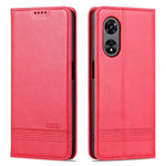 AZNS Full Protection PU Leather Case for Oppo A97 5G Magnetic Closure Wallet Stand Case Anti-scratch Flip Cover