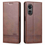 AZNS Full Protection PU Leather Case for Oppo A97 5G Magnetic Closure Wallet Stand Case Anti-scratch Flip Cover