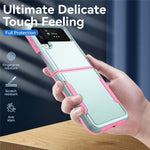 Stødsikkert Cover til Samsung Galaxy Z Flip4 5G, PC + TPU Telefoncover Anti-fald Slim Cover