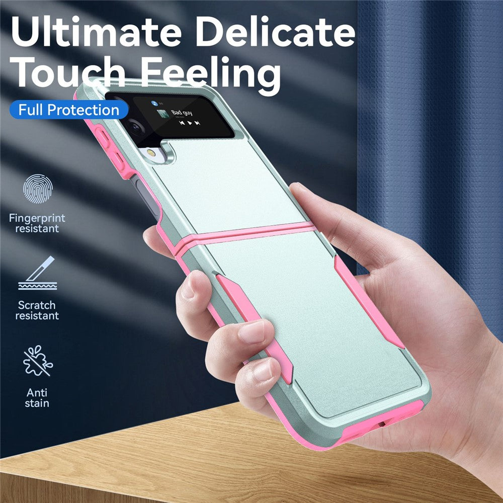 Stødsikkert Cover til Samsung Galaxy Z Flip4 5G, PC + TPU Telefoncover Anti-fald Slim Cover