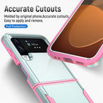 Stødsikkert Cover til Samsung Galaxy Z Flip4 5G, PC + TPU Telefoncover Anti-fald Slim Cover