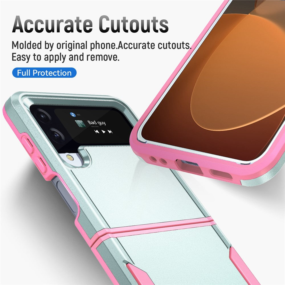 Stødsikkert Cover til Samsung Galaxy Z Flip4 5G, PC + TPU Telefoncover Anti-fald Slim Cover
