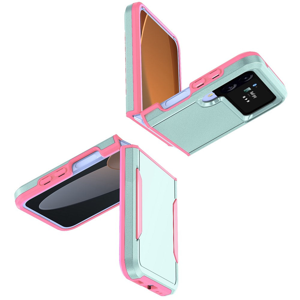 Stødsikkert Cover til Samsung Galaxy Z Flip4 5G, PC + TPU Telefoncover Anti-fald Slim Cover