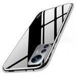 MOFI Transparent mobilskal För Xiaomi 12X 5G / 12 5G / 12S 5G, Mjukt TPU Reptåligt Mobilmobil Baksida som Gulnar Av