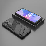 For Oppo A97 5G Hybrid TPU + PC Phone Case Drop Resistant Kickstand Feature Back Cover