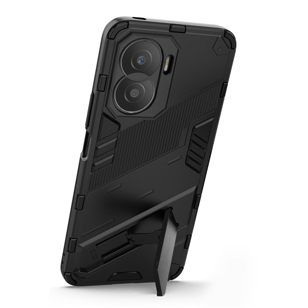 For Honor X40i 5G Shock Absorbing Hybrid TPU + PC Phone Case Kickstand Feature Back Cover