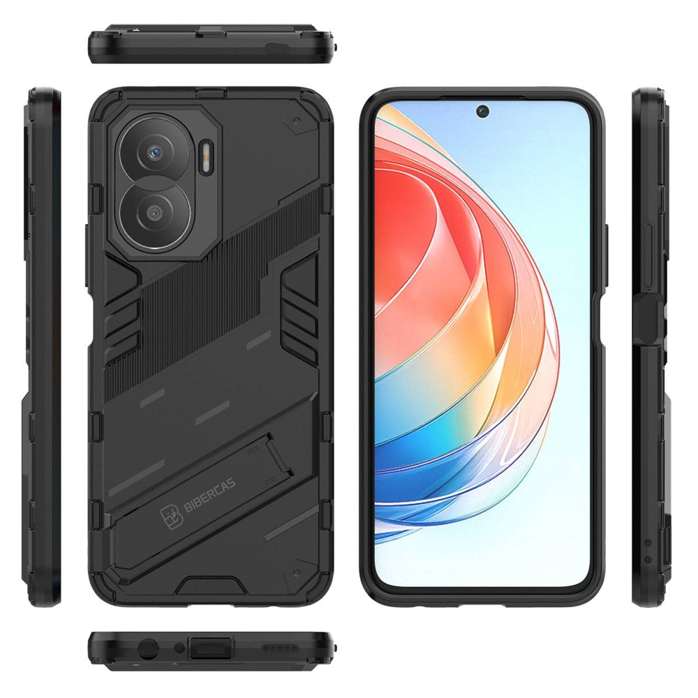 For Honor X40i 5G Shock Absorbing Hybrid TPU + PC Phone Case Kickstand Feature Back Cover
