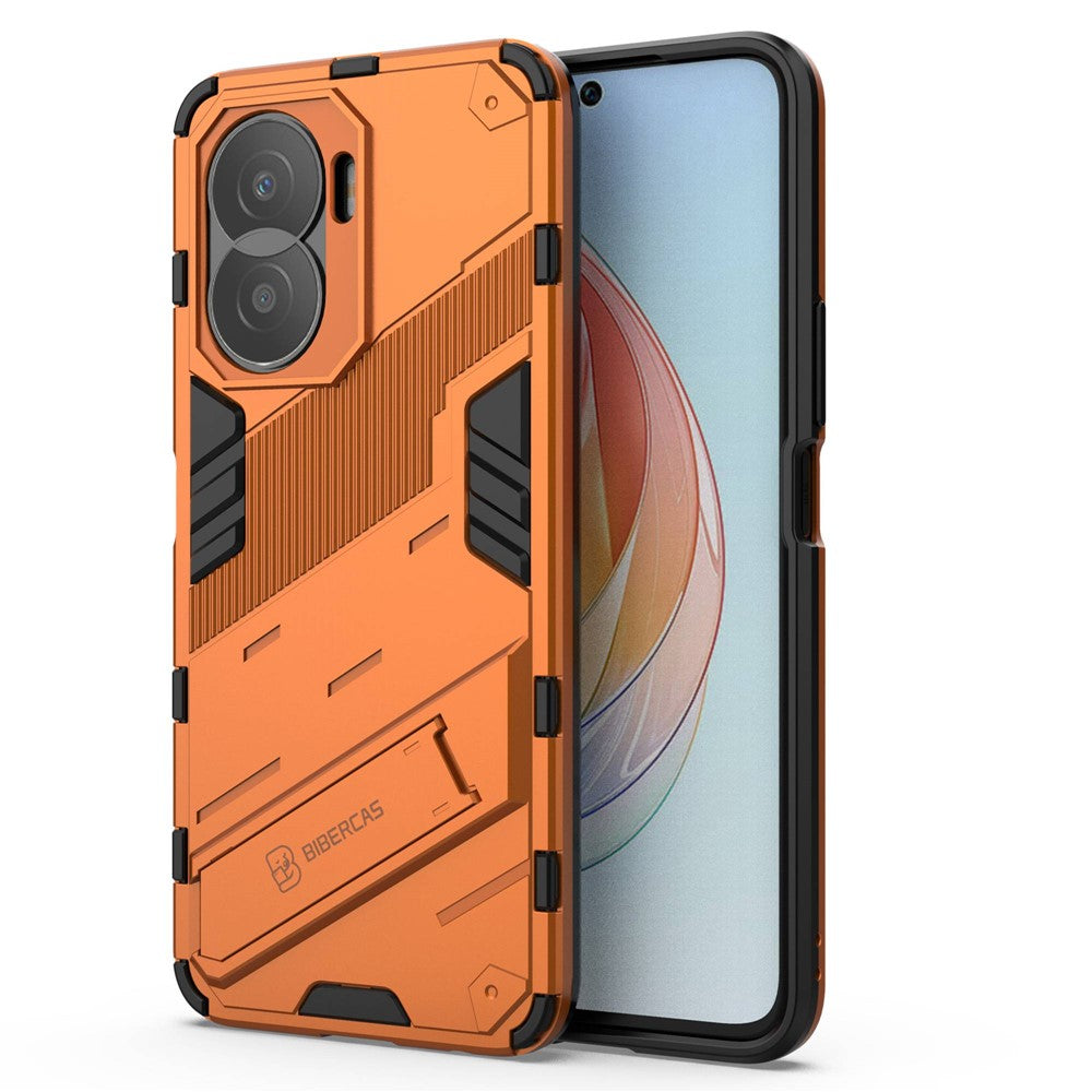 For Honor X40i 5G Shock Absorbing Hybrid TPU + PC Phone Case Kickstand Feature Back Cover
