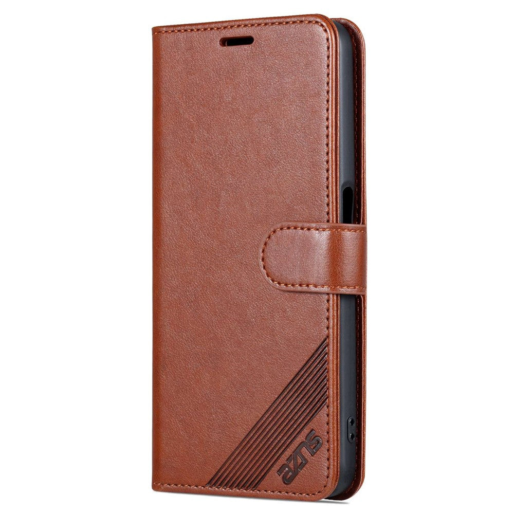 AZNS Fallskyddande Flip-plånboksfodral för Oppo A97 5G, Fullt Skyddande PU-lädermobilskal med Justerbart Stativ