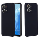 Liquid Silicone Phone Case for Oppo Reno7 4G / F21 Pro 4G, Thickening Design Soft Microfiber Lining Cushion Anti-Scratch Protective Cover