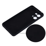 Liquid Silicone Phone Case for Oppo Reno7 4G / F21 Pro 4G, Thickening Design Soft Microfiber Lining Cushion Anti-Scratch Protective Cover