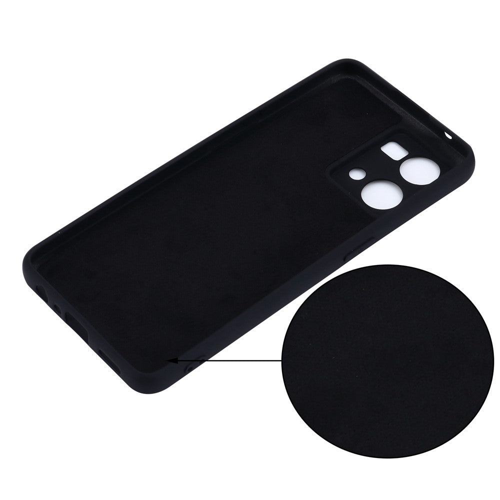 Liquid Silicone Phone Case for Oppo Reno7 4G / F21 Pro 4G, Thickening Design Soft Microfiber Lining Cushion Anti-Scratch Protective Cover