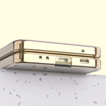 For Samsung Galaxy Z Flip4 5G Electroplating Frame Transparent Hard PC Phone Case Folding Shell with Hinge