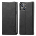LC.IMEEKE For iPhone 14 Plus PU Leather Wallet Folio Flip Case Magnetic Auto-absorbed Stand Cover