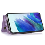 For Samsung Galaxy S21 4G / 5G Wallet Design Leather Coated TPU Phone Case Drop-proof Multiple Card Slots Feature Cover
