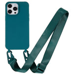 Til iPhone 14 Pro 6,1 tommer Anti-ridse Mat Overflade TPU Telefoncover Anti-fald Beskyttende Skal + Bred Strop