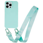 Til iPhone 14 Pro 6,1 tommer Anti-ridse Mat Overflade TPU Telefoncover Anti-fald Beskyttende Skal + Bred Strop