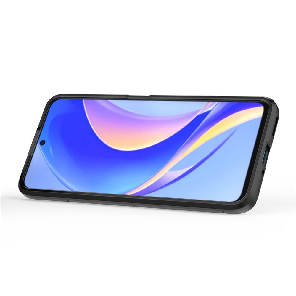 Skyddsskal för Huawei nova Y90 4G / Enjoy 50 Pro 4G Hårt PC + TPU Reptåligt bakstycke med fingerringsstativ