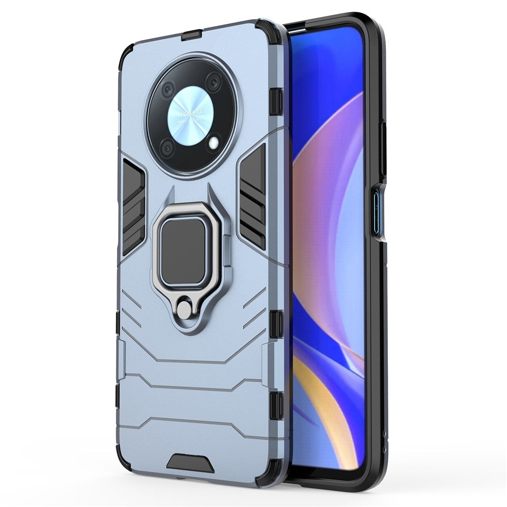 Protective Case for Huawei nova Y90 4G / Enjoy 50 Pro 4G Hard PC + TPU Scratch-resistant Back Shell with Finger Ring Kickstand