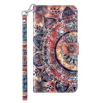 For Samsung Galaxy A13 4G / 5G / A04s 4G (164.7mm) PU Leather Flip Case 3D Pattern Printing Stand Wallet Cover with Strap
