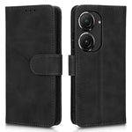 For Asus Zenfone 9 5G Skin-Touch Feeling Phone Wallet Stand Case PU Leather Magnetic Clasp Shockproof Cover