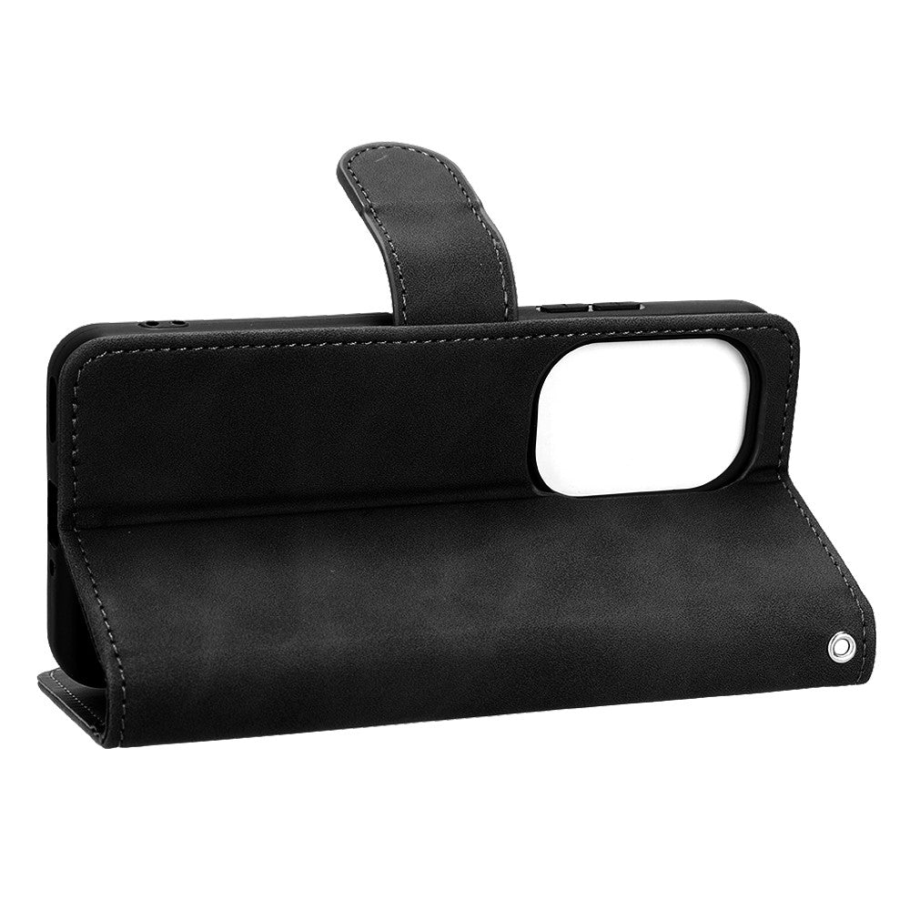 For Asus Zenfone 9 5G Skin-Touch Feeling Phone Wallet Stand Case PU Leather Magnetic Clasp Shockproof Cover